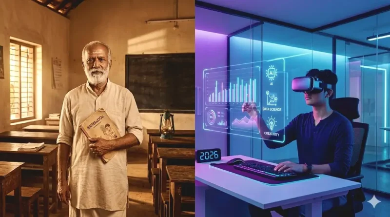 ​New Gen Career Guidance Malayalam Old Generation vs New Generation Career Concept