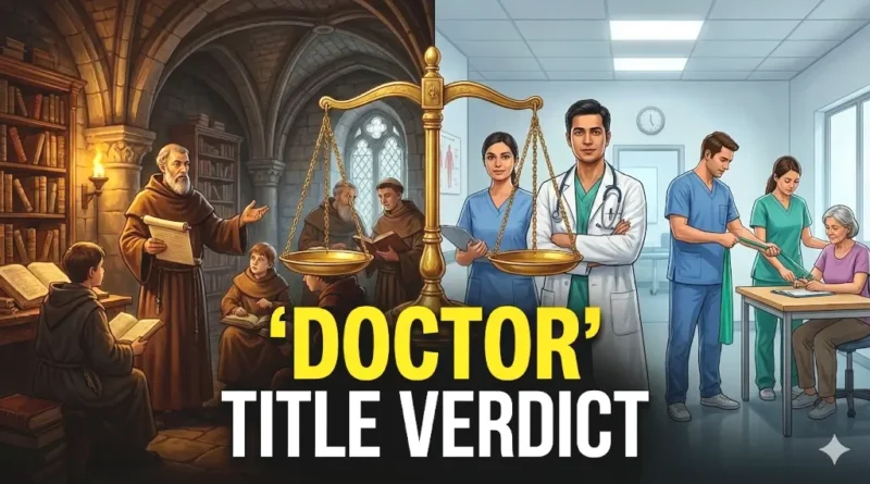 Kerala High Court Verdict on Doctor Title usage for Physiotherapists and Occupational Therapists.