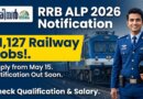 11,127 ഒഴിവുകൾ! റെയിൽവേയിൽ RRB ALP Recruitment 2026 | അപേക്ഷിക്കേണ്ടത് എങ്ങനെ? RRB ALP Recruitment 2026