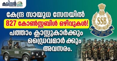 SSB Tradesman Recruitment 2026 constable driver 827 vacancies apply online