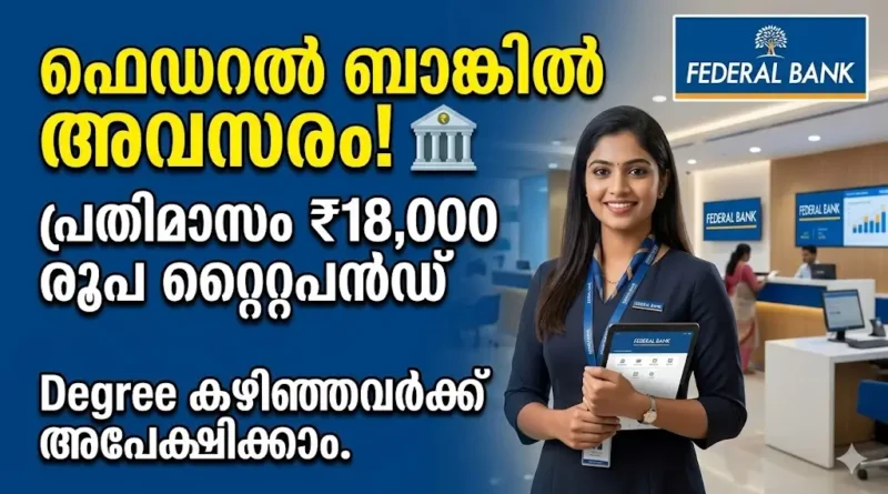 Federal Bank Apprentice Recruitment 2026