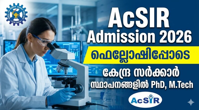 ACSIR Admission 2026