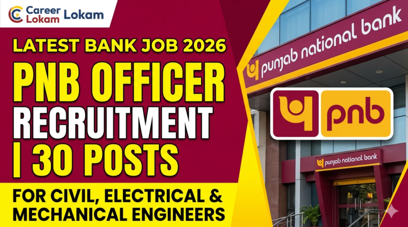 PNB Officer Recruitment 2026