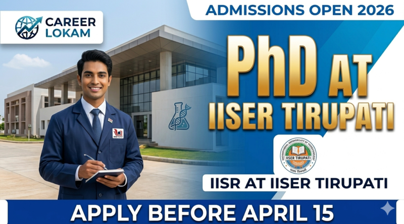 IISER Tirupati PhD Admission 2026