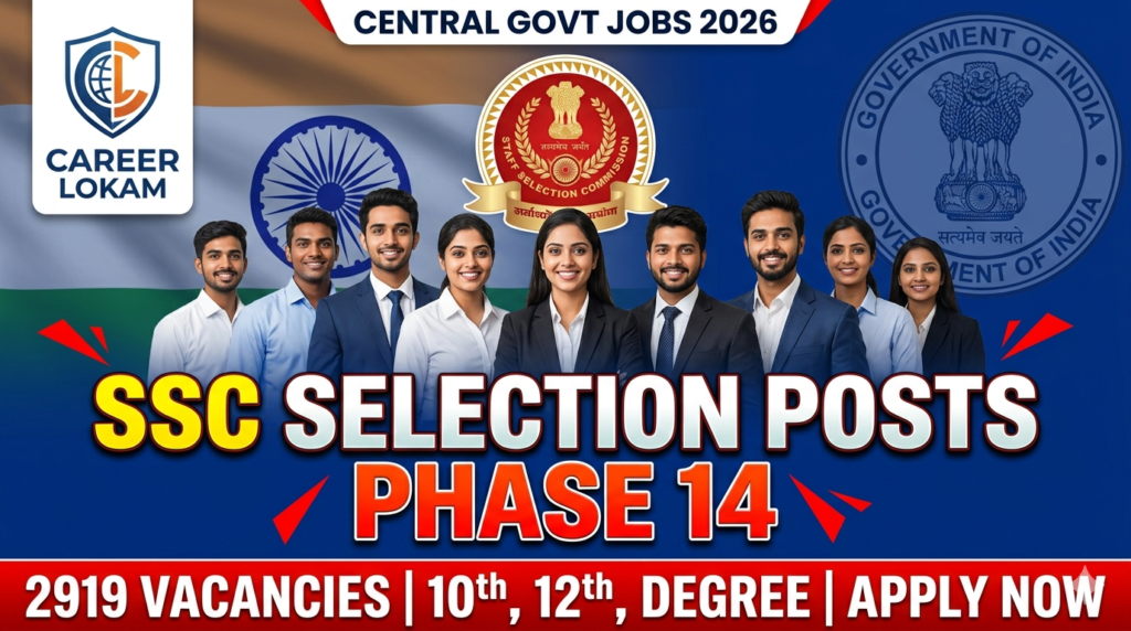 SSC Selection Posts Phase XIV 2026