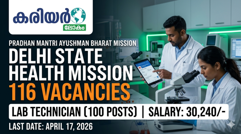 Delhi State Health Mission Recruitment 2026