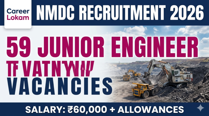 NMDC Recruitment 2026