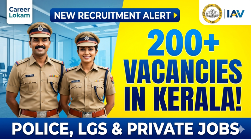 Kerala Jobs 2026 Latest Vacancy