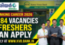 Karur Vysya Bank Recruitment 2026