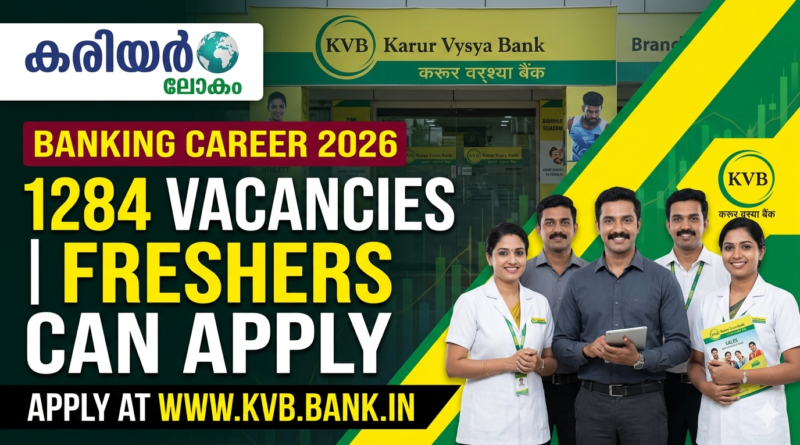 Karur Vysya Bank Recruitment 2026
