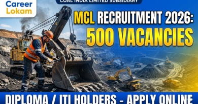 Mahanadi Coalfields Recruitment 2026