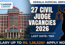 Kerala High Court Civil Judge Recruitment 2026