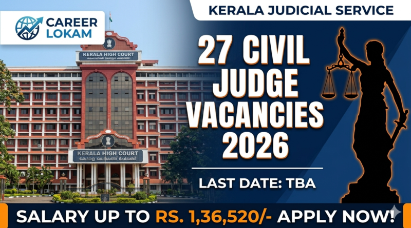 Kerala High Court Civil Judge Recruitment 2026