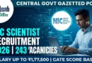 NIC Scientist Recruitment 2026