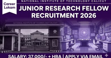 NIT Calicut JRF Recruitment 2026