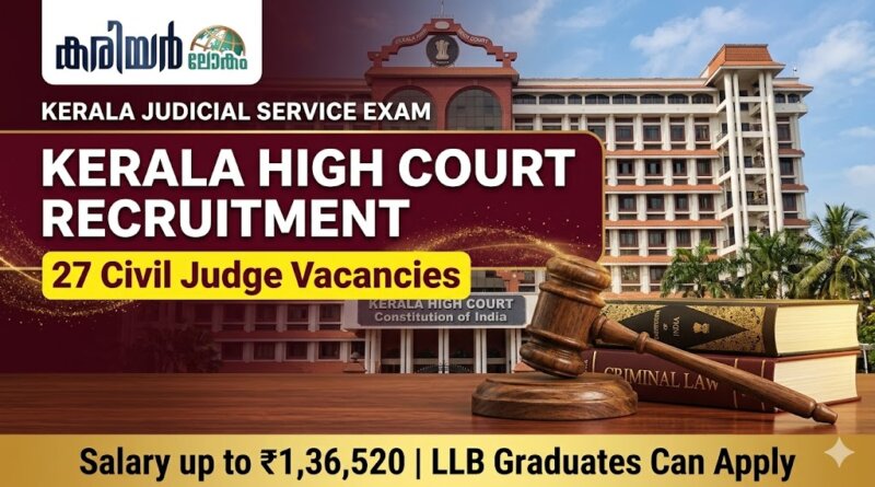 Kerala High Court Civil Judge Recruitment 2026