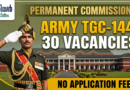 Indian Army TGC 144 Recruitment 2026