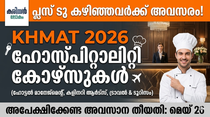 Kerala Hotel Management Aptitude Test KHMAT 2026