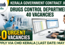 Kerala Drugs Control Department Recruitment 2026
