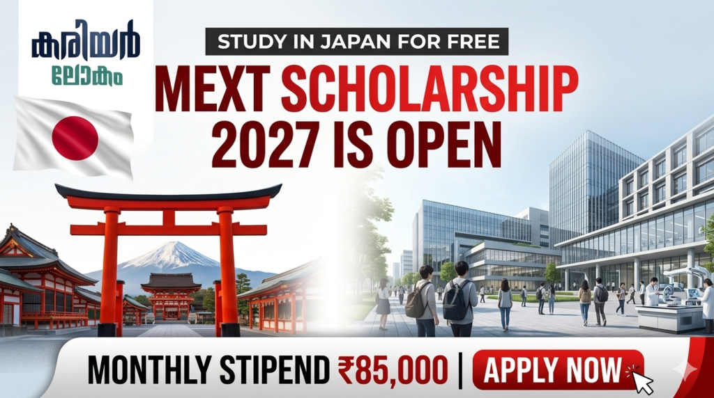 Japan MEXT Scholarship 2027