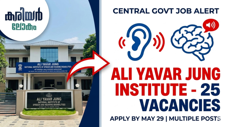 Ali Yavar Jung Institute Recruitment